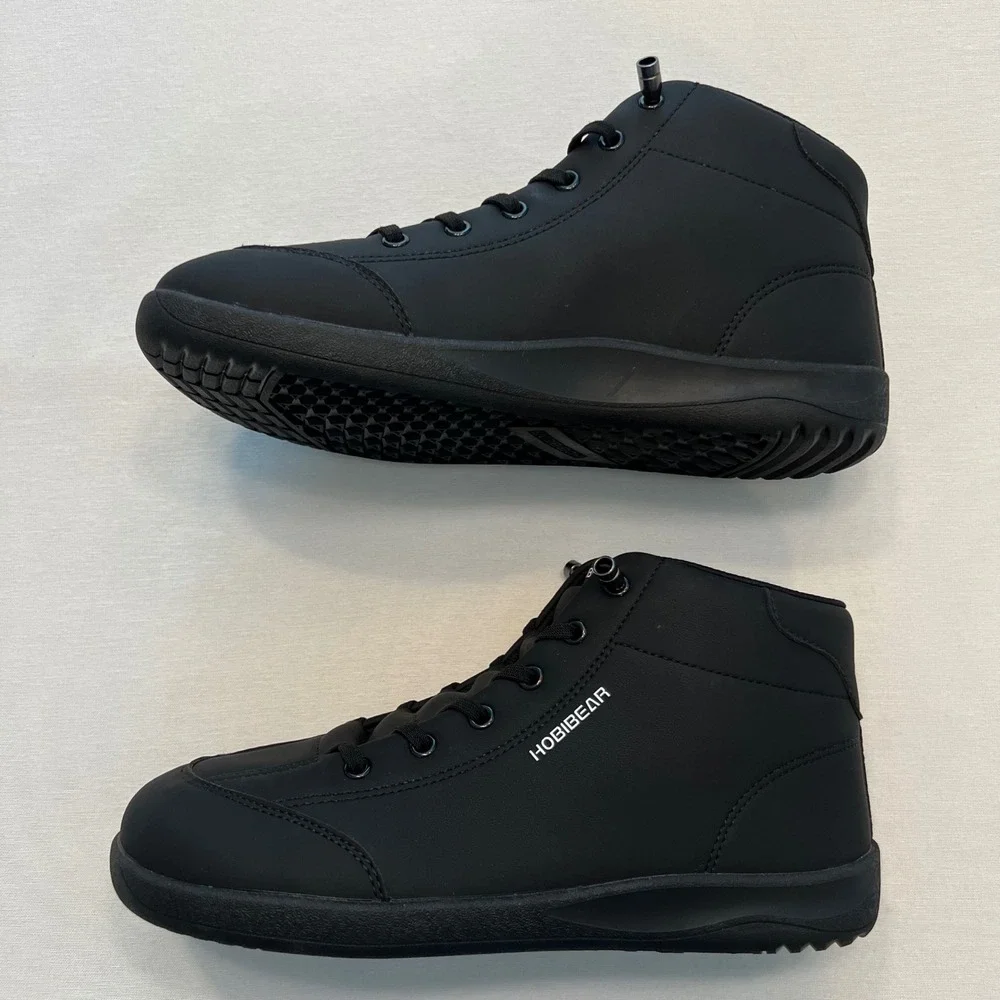 Hobibear Black Waterproof Yew Barefoot High Top Shoes Women's 8 Men's 7 (EU 39)